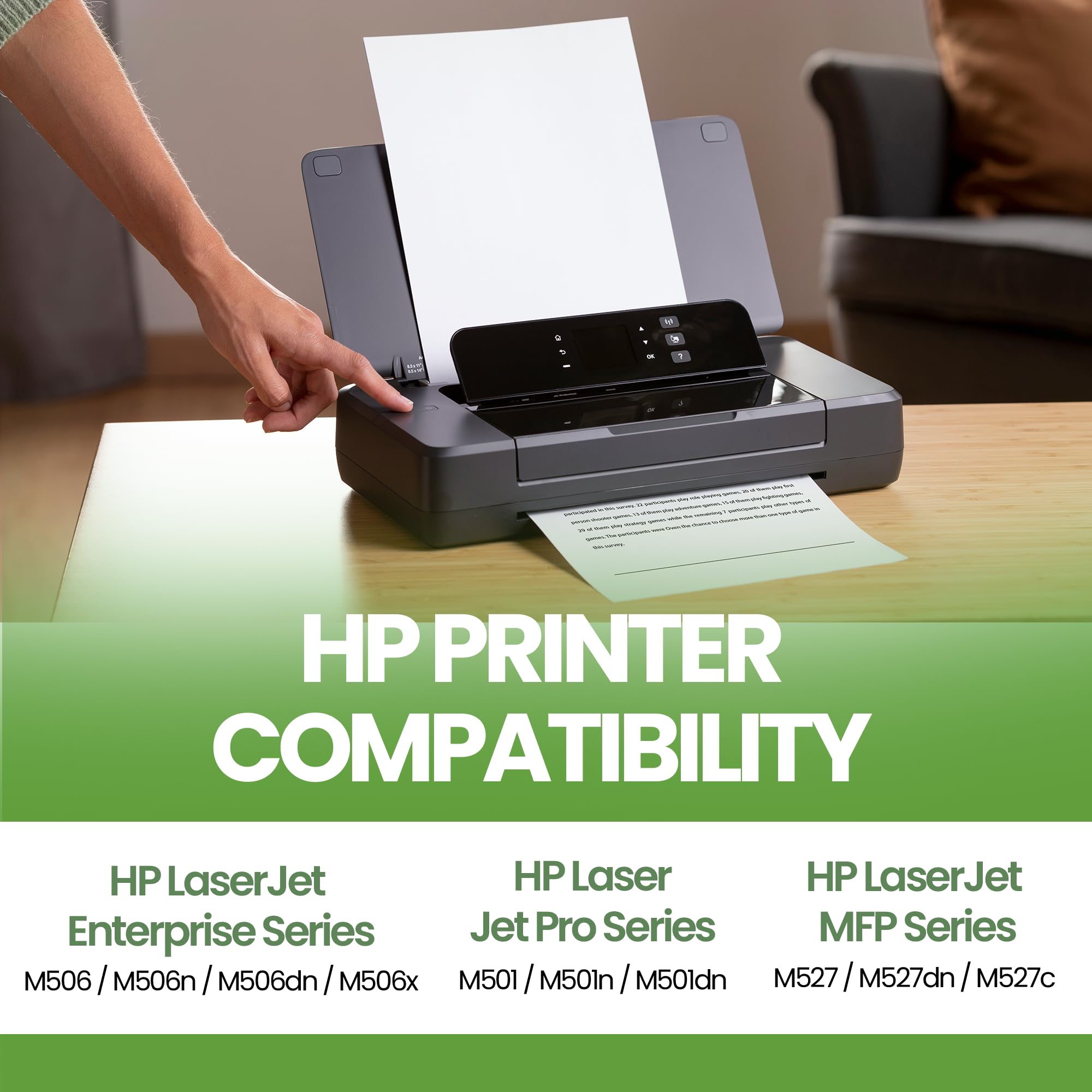 TAIGAOASIS Compatible Replacement Ink Cartridges for HP Printers – 87A CF287A / 87X CF287X Laser Printer Toner, High Yield for HP M506 M501 M527 Series, Black Ink – Pack of 2